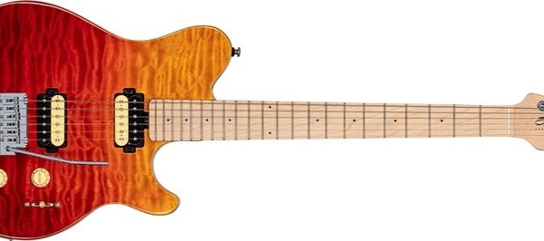 Sterling By Music Man Axis AX3QM, Spectrum Red, elektrinė gitara