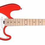 Sterling by Music Man Cutlass CT30SSS, Fiesta Red, elektrinė gitara
