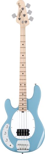 Sterling By Music Man StingRay Ray4LH-CHB Chopper Blue, elektrinė bosinė gitara, kairiarankė
