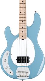 Sterling By Music Man StingRay Ray4LH-CHB Chopper Blue, elektrinė bosinė gitara, kairiarankė - Image 4