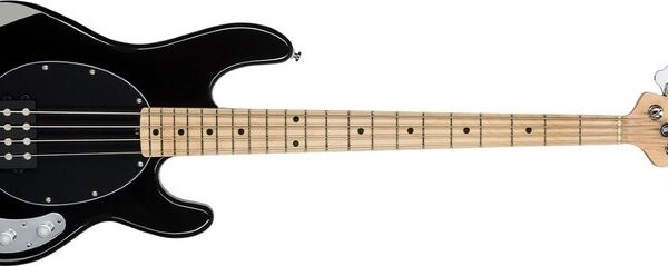 Sterling by Music Man Stingray, RAY4 Black, elektrinė bosinė gitara