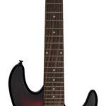 Sterling by Music Man Richardson7 Dark Scarlet Burst Satin 7-stygė elektrinė gitara