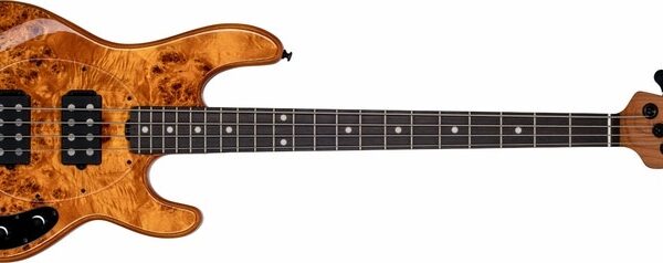 Sterling By Music Man StingRay RAY34HHPB, Amber - Elektrinė Bosinė Gitara