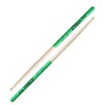 Zildjian Super 7A Green Dip Maple - Wood Tip