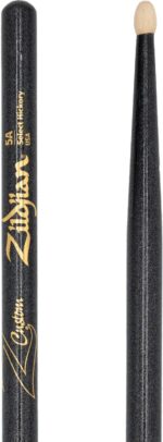 Zildjian 5A Z Custom Black Chroma - Wood Tip - Image 2