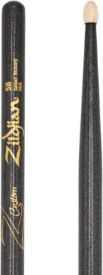 Zildjian 5B Z Custom Black Chroma - Wood Tip - Image 2