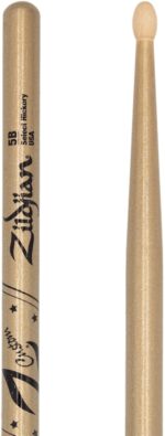 Zildjian 5B Z Custom Gold Chroma - Wood Tip - Image 2