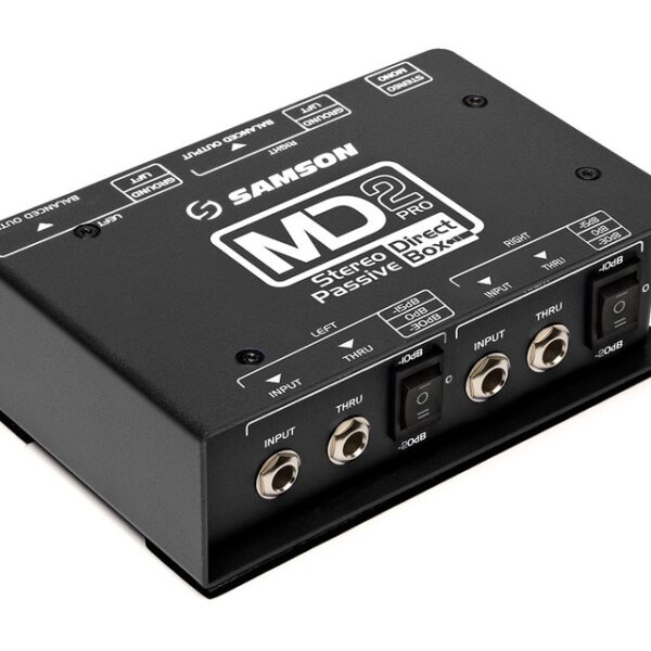 Samson S-MAX MD2Pro Stereo Pasyvus Direktyvas su Mu-Metal Transformatoriais