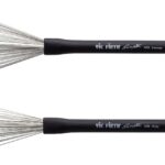 Vic Firth RMWB Russ Miller Būgnų šluotelės su atskira šluotele kiekvienai rankai