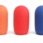 Samson WS5E - 5 vnt. mikrofono vėjo apsaugų rinkinys (Raudona, Geltona, Mėlyna, Oranžinė, Juoda)