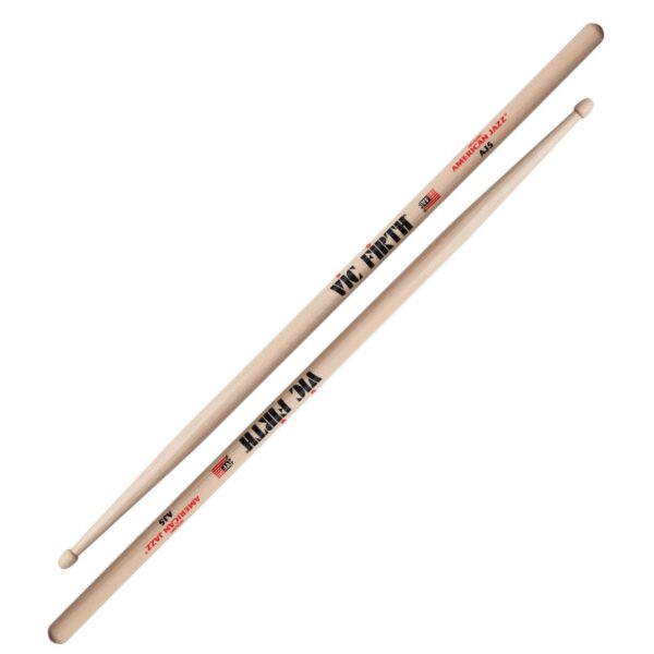 Vic Firth AJ5 American Jazz® 5 - Būgnų lazdelės, lengvos, hikorinės, su ilgu taperiu