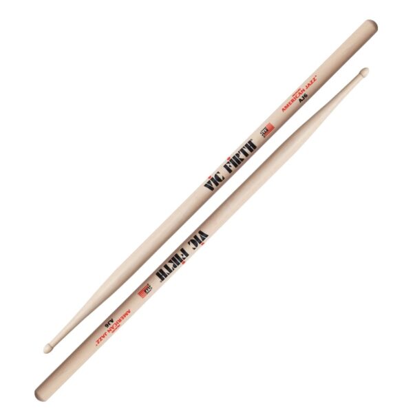Vic Firth AJ6 American Jazz® 6 - būgnų lazdelės, plonos, ilgos, hikorinės