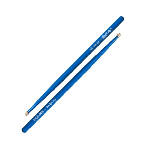 Vic Firth Kidsticks - būgnų lazdelės vaikams 3-8 metų, hickory, mėlynos, 33 cm