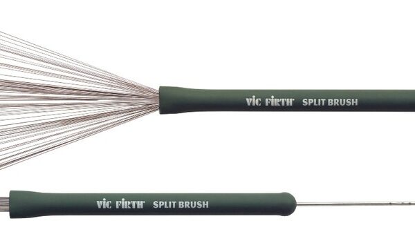 Vic Firth SB Split Brushes - Būgnų šluotelės su dviguba viela
