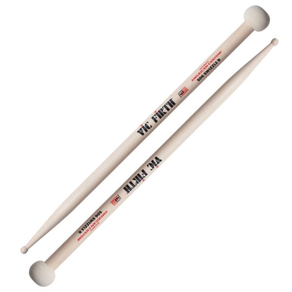 Vic Firth SD6 American Custom® Swizzle Bolero - būgnų lazdelės su veltiniu kamuoliuku