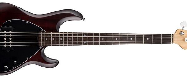 Sterling by Music Man StingRay5, RAY5, riešutmedžio elektrinis bosas, gitara