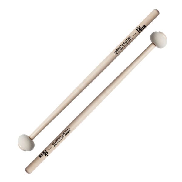 Vic Firth T4 American Custom® Timpani Ultra Staccato - Timpani plaktukai, kietas galvutė