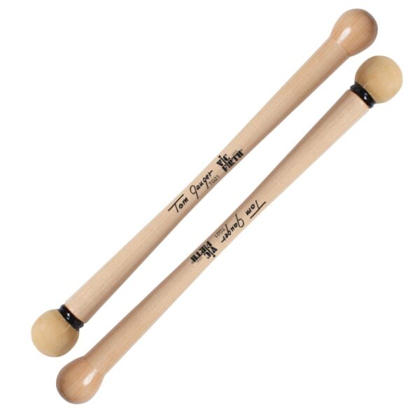 Vic Firth TG21 Būgnų plaktukai Tom Gauger Mallet Chamois/Wood