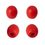 Vic Firth UMPT Universal Practice Tips (2 Pairs) - Būgnų lazdelės, triukšmo slopinimas, raudona spalva