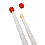 Vic Firth UMPT Universal Practice Tips (2 Pairs) - Būgnų lazdelės, triukšmo slopinimas, raudona spalva - Image 2