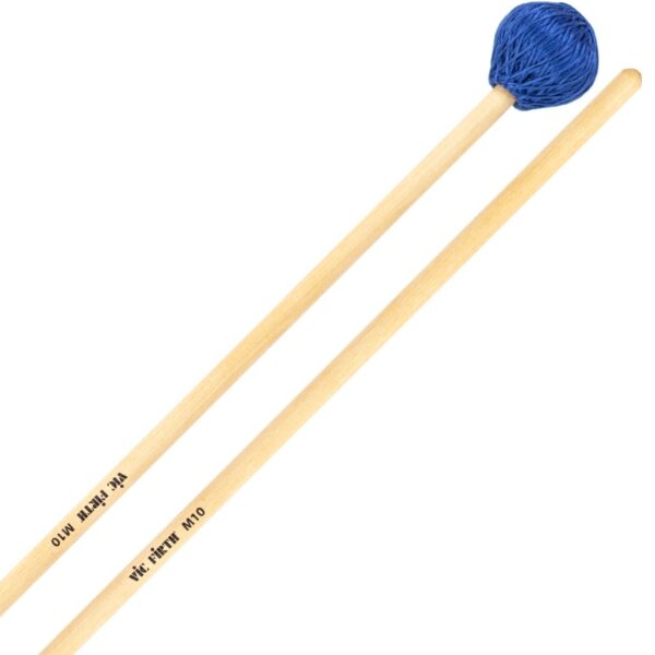 Vic Firth M10 American Custom Keyboard, Extra Hard-Blue Cord, būgnų plaktukai