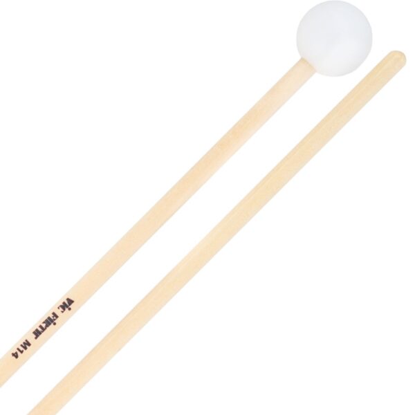 Vic Firth M14 American Custom Keyboard, Soft-White Poly, būgnų lazdelės