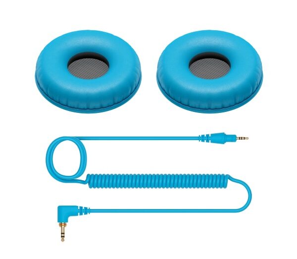 HC-CP08-L Kabelis + ausų pagalvėlės HDJ-CUE1, (Mėlyna)