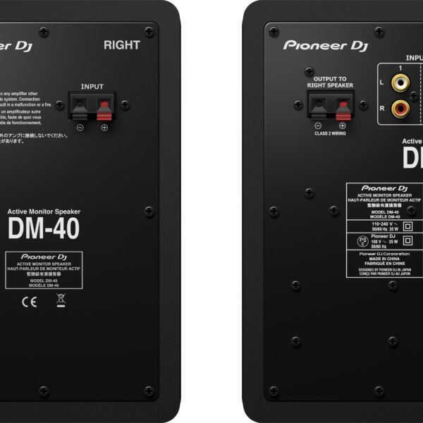 Pioneer DJ DM-40-W monitorinės kolonėlės (Baltos) PORA