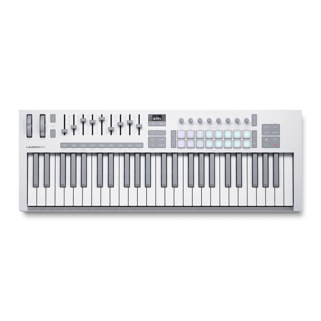 lkm49_white_02 Launchkey 49 Mk4 White - Image 1
