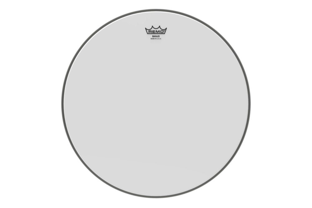 Remo Banjo head Low Collar 3/8 White smooth 11 1/8" 8" būgno plastikas