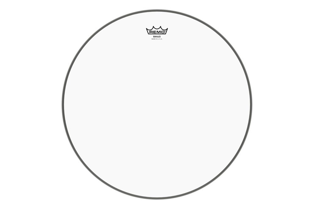 Remo Banjo head Medium Collar Transparent 11" 11" būgno plastikas