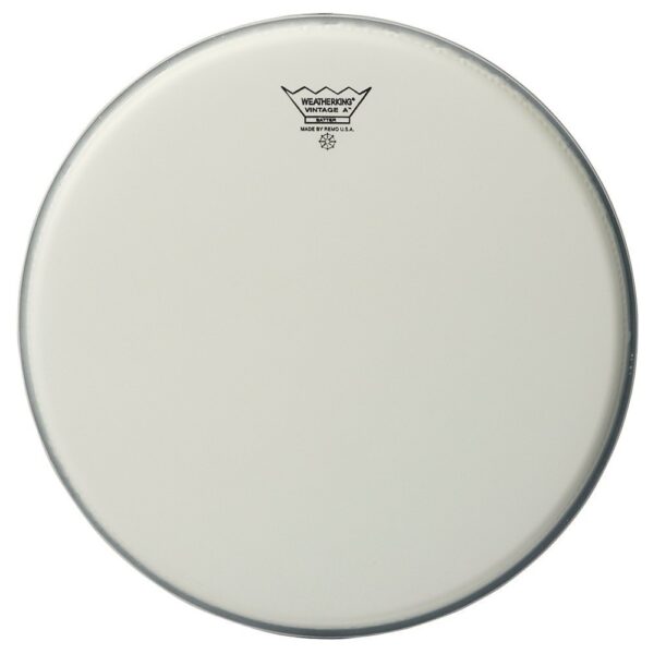 Remo Vintage A White coated 12" 12" būgno plastikas