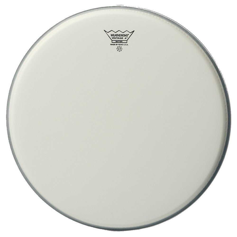 Remo Vintage A White coated 13" 13" būgno plastikas