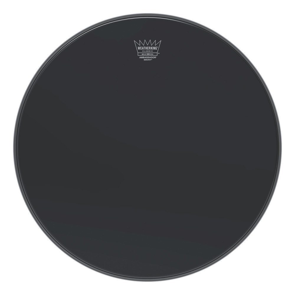 Remo Ambassador Ebony 18" būgno plastikas