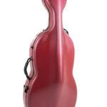 GEWA PURE POLYCARBONATE 4.6 - violončelės dėklas, 4/4 red Rolly