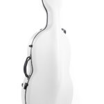 GEWA PURE POLYCARBONATE 4.6 - violončelės dėklas, 4/4 white Rolly