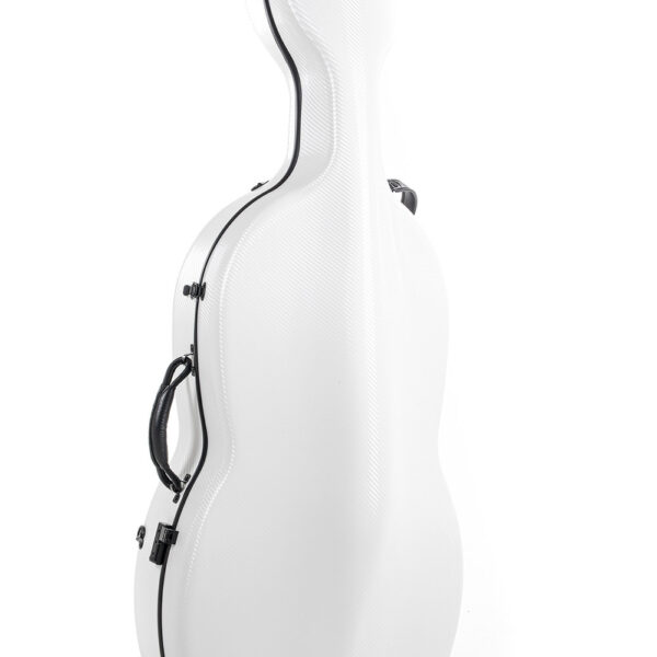 GEWA PURE POLYCARBONATE 4.6 - violončelės dėklas, 4/4 white Rolly
