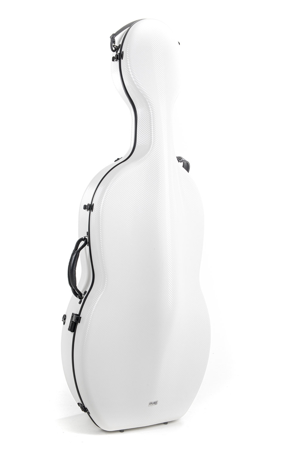 102945.jpg GEWA PURE POLYCARBONATE 4.6 - violončelės dėklas, 4/4 white Rolly - Image 1