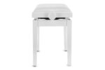 GEWA Deluxe Vinyl - pianino suoliukas, White highgloss - Image 4
