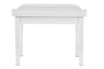 GEWA Deluxe Vinyl - pianino suoliukas, White highgloss - Image 2