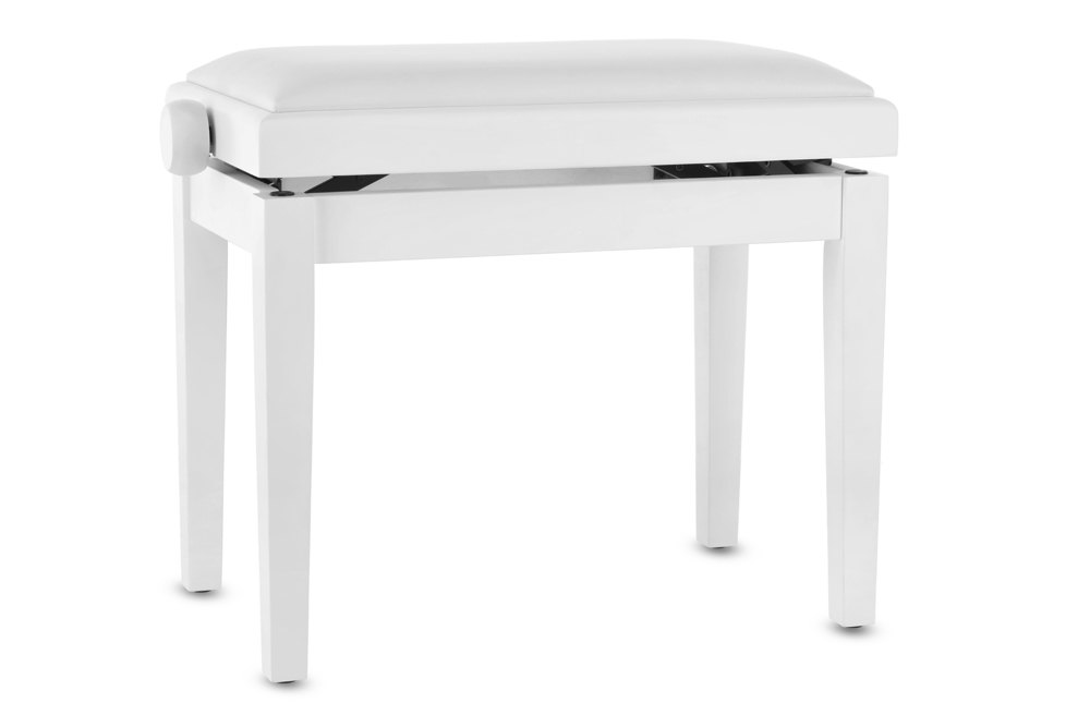 138053.jpg GEWA Deluxe Vinyl - pianino suoliukas, baltas matinis - Image 1