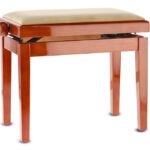 GEWA Deluxe - pianino suoliukas, Cherry tree highgloss