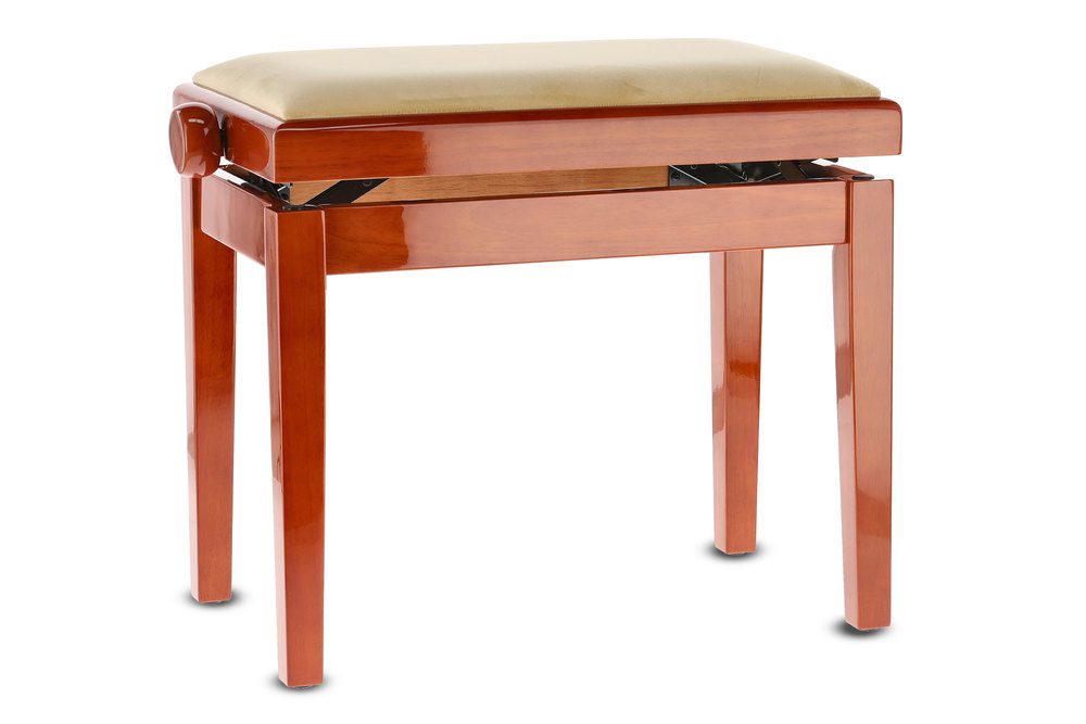 138147.jpg GEWA Deluxe - pianino suoliukas, Cherry tree highgloss - Image 1