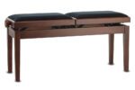 GEWA Deluxe Double - pianino suoliukas, riešuto matinis