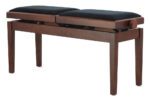 GEWA Deluxe Double - pianino suoliukas, riešuto matinis - Image 3