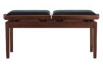 GEWA Deluxe Double - pianino suoliukas, riešuto matinis - Image 2
