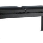 GEWA Deluxe Double - pianino suoliukas, juodas matinis