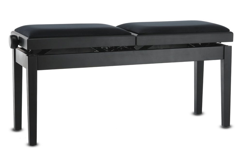 138306.jpg GEWA Deluxe Double - pianino suoliukas, juodas matinis - Image 1