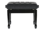 GEWA Deluxe XL Black high gloss - pianino suoliukas, Black cover - Image 2