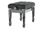 GEWA Deluxe XL Black high gloss - pianino suoliukas, Black cover - Image 5